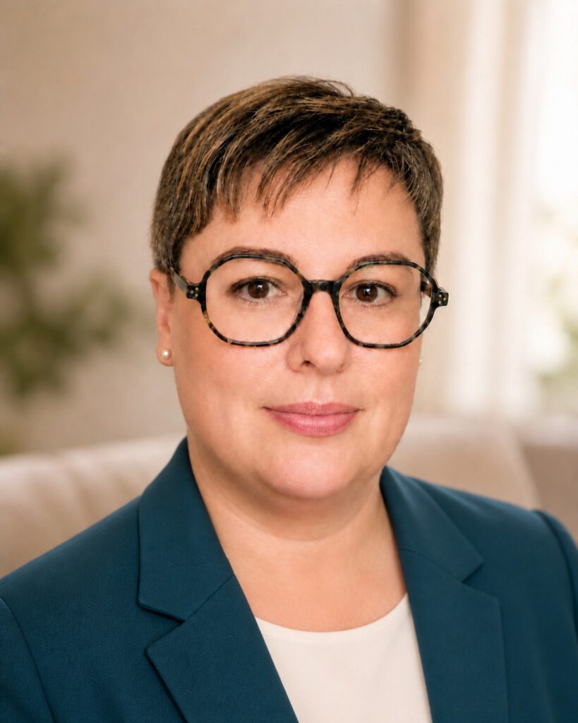Portrait professionnel de Peggy Maury, coach professionnelle et fondatrice d’ODz Coaching